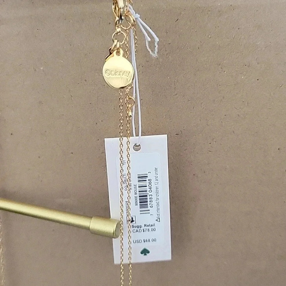 NWT Kate Spade Mini mouse necklace - Picture 2 of 2